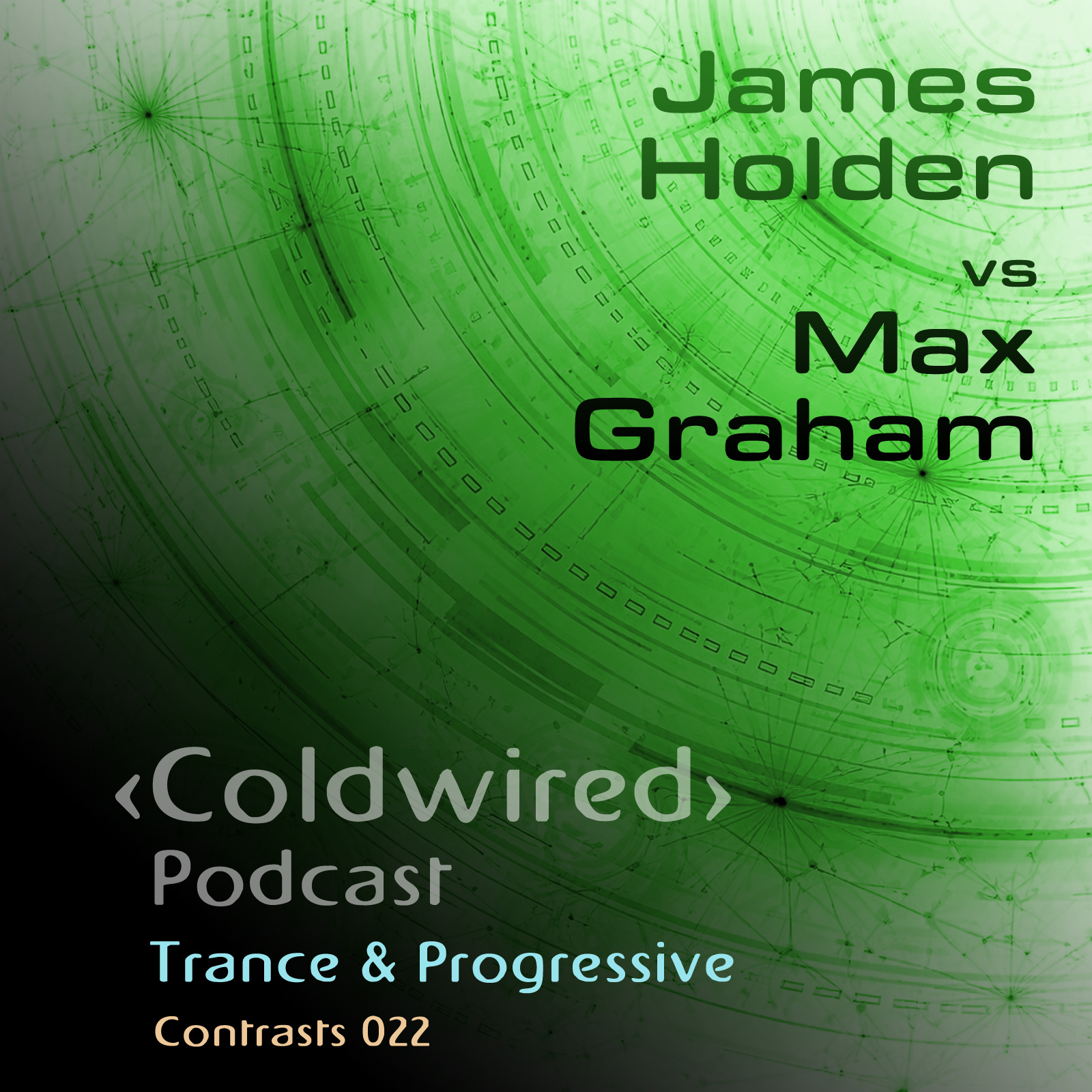 Contrasts 022: James Holden vs Max Graham episode artwork
